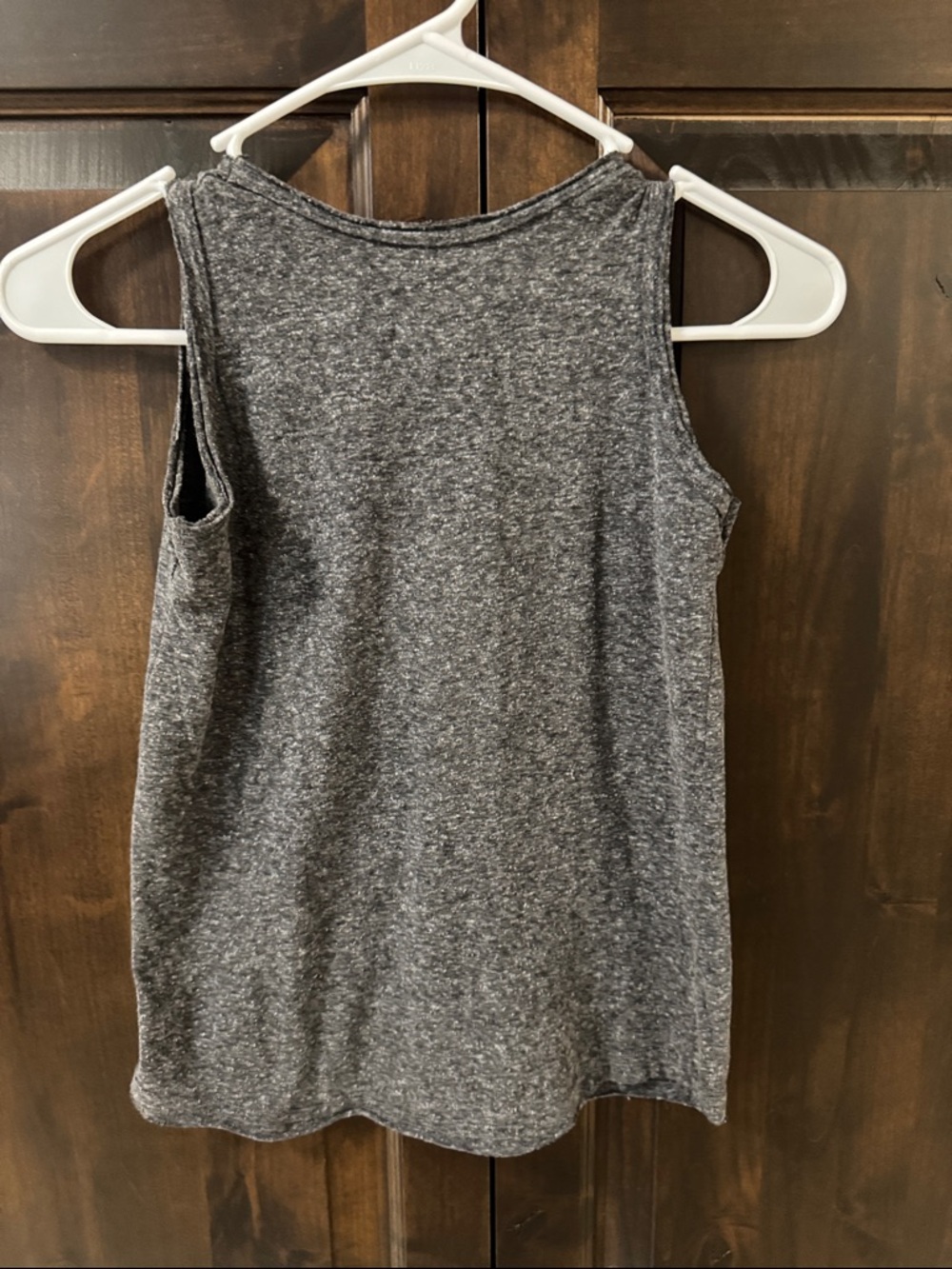 nununu Grey Knit A TANK TOP size 6-7 - Picture 3 of 5